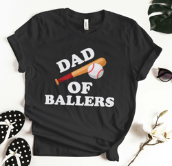 dad of ballers tshirt