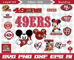 san francisco 49ers svg, png, dxf, eps, ai, san francisco 49ers cut files, san francisco 49ers logo, nfl svg