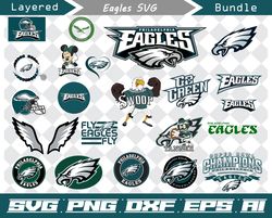 philadelphia eagles svg, png, dxf, eps, ai, philadelphia eagles cut files, philadelphia eagles logo, nfl svg