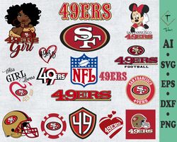 san francisco 49ers svg, png, dxf, eps, ai, san francisco 49ers cut files, san francisco 49ers logo, nfl svg, 49ers svg