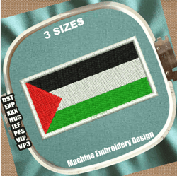 flag of palestine embroidery design | palestine flag embroidery patterns | flag palestine embroidery files | flag design
