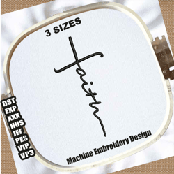 faith cross embroidery designs | faith religious embroidery patterns | faith christian machine embroidery files