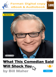 what this comedian said will shock you by bill maher