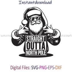 santa claus svg, santa png transparent, hip hop santa, santa rapping, transparent santa clipart. instantdownload, cricut