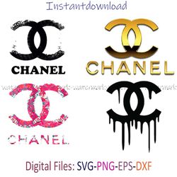 chanel logo bundle svg, brand logo svg, lv logo svg, gg logo svg, chanel logo svg, instantdownload, png, cricut