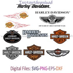 harley davidson logo bundle svg, harley davidson svg, harley davidson png, instantdownload harley davidson logo