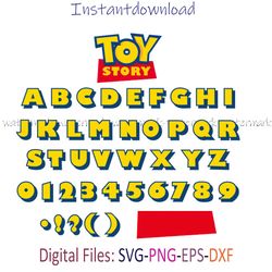 toy story font svg, cricut, silhouette, toy story for shirt, toy story png, toy story gift