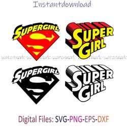 supergirl logo svg, supergirl png, supergirl logo transparent, instantdownload, png for shirt