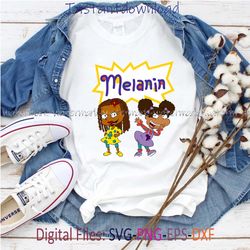 melanin rugrats svg, rugrats png logo, rugrats logo transparent, png for shirt, instantdownload