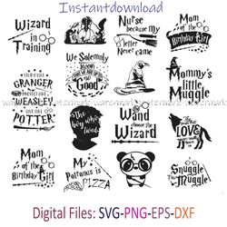 harry potter svg bundle, harry potter png, harry potter cricut designs, harry potter logo transparent, instantdownload