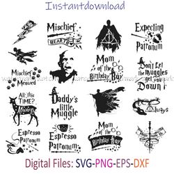 Harry Potter SVG Files For Cricut, Harry Potter Logo PNG, Hogwarts SVG, Harry Potter Quotes SVG, Png, cricut, file shirt