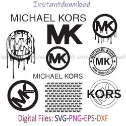 michael kors logo svg, michael kors png, mk logo svg, michael kors transparent logo, cricut file, png shirt, silhouette