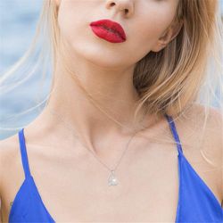 "creative crescent star cat moonstone pendant necklace - fashionable women's party jewelry - exquisite birthday love jew