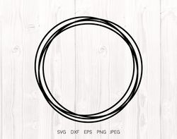 2 cut files frame svg frame simple circle frame svg silhouette designs sketch circle frame svg