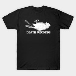 death records label unisex tee, gift for men women