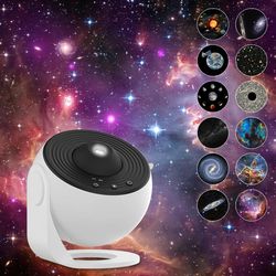 night light galaxy projector starry sky projector 360 rotate planetarium lamp for kids bedroom