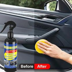 car plastic restorer back to black gloss car cleaning products plastic leather restore auto polish