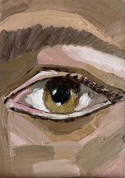 eye original oil art eye painting eye impasto painting eyes abstract painting impasto canvas 3d eye oil painting