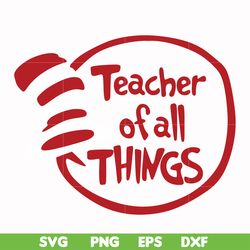 teacher of all things svg, png, dxf, eps file dr00044