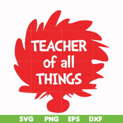 teacher of all things svg, png, dxf, eps file dr00059