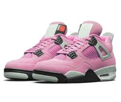 4s retro shoes basketball sneakers shoes for men and women pink - jd001