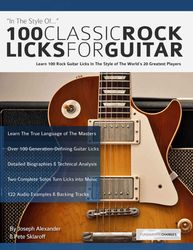 100 classic rock licks for guitar & audio