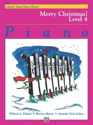 alfred's basic piano library - merry christmas! book 4