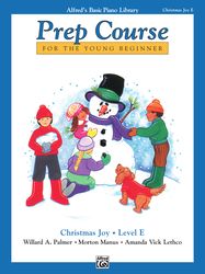 alfred's basic piano prep course - christmas joy! book e