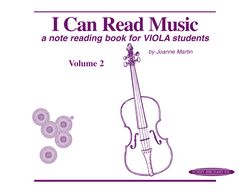 i can read music, volume 2 - a note reading book for viola students