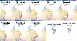 suzuki violin school (revised edition) collection 1-10 with piano accompaniment