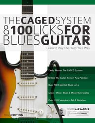 the caged system and 100 licks for blues guitar & audio