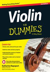 violin for dummies 2015 & online video & audio instruction