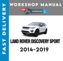land rover discovery sport 2014 - 2019 service repair workshop manual