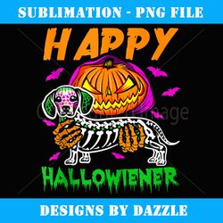 Dachshund Skull Happy Halloweiner Pumpkin Halloween - Premium Sublimation Digital Download