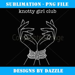 knotty girl club - vintage sublimation png download