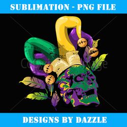 carnival parade skull jester hat gift costume mardi gras - high-quality png sublimation download