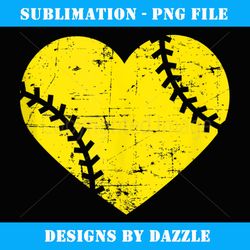 softball heart cute outfit for mom girls game day - png sublimation digital download