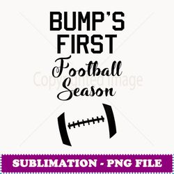 baby bump's first football season maternity - instant png sublimation download