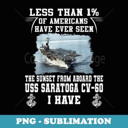 uss saratoga cv-60 aircraft carrier - artistic sublimation digital file