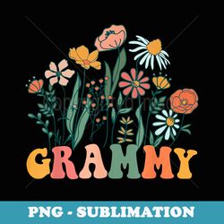 new grammy wildflower first birthday & baby shower - decorative sublimation png file