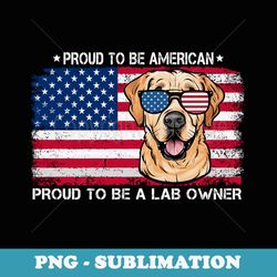golden retriever american flag bandana patriotic 4th of july - png sublimation digital download