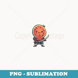 japanese samurai watermelon warrior ukiyo sensei samurai - signature sublimation png file
