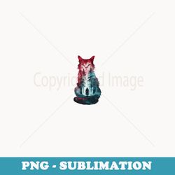 japanese samurai cat aesthetic ninja ink art - png sublimation digital download