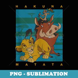 disney the lion king hakuna matata squad retro - exclusive sublimation digital file