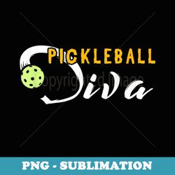 s pickleball diva - high-resolution png sublimation file