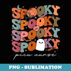 retro vintage spooky picu nurse pumpkin halloween costumes - sublimation png file