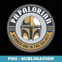 star wars the mandalorian papalorian number one fatheru2019s day - stylish sublimation digital download