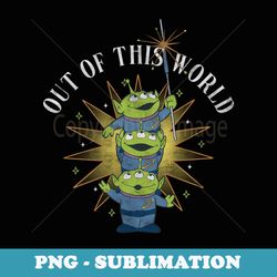 disney pixar toy story pizza planet alien out of this world - exclusive png sublimation download