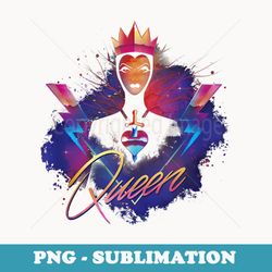 disney villains evil queen rock portrait - png sublimation digital download