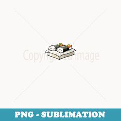 kawaii graphic japanese food anime manga otaku sleepy sushi - high-resolution png sublimation file